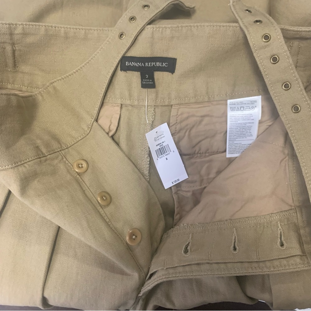 NWT! Republic Women’s Heritage Explorer Belted Pants In Utilitarian Khaki 2 - Picture 11 of 16